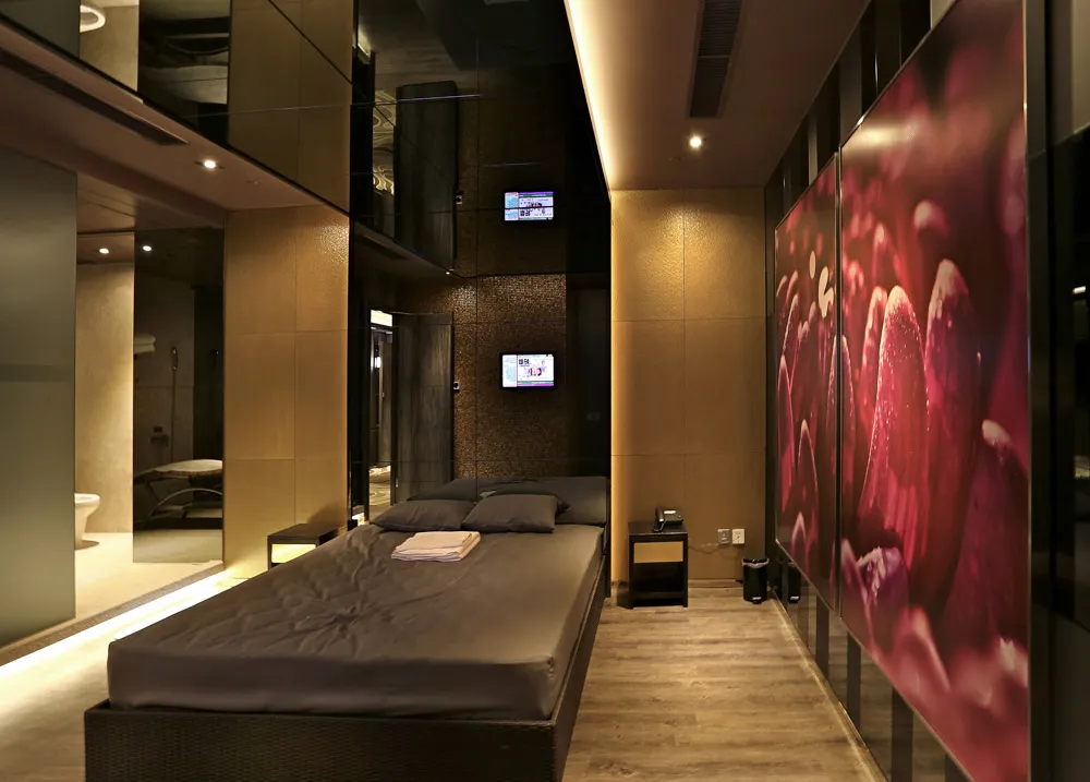 澳門壹號桑拿豪華大廳與休息區